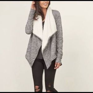 Abercrombie Sherpa cardigan